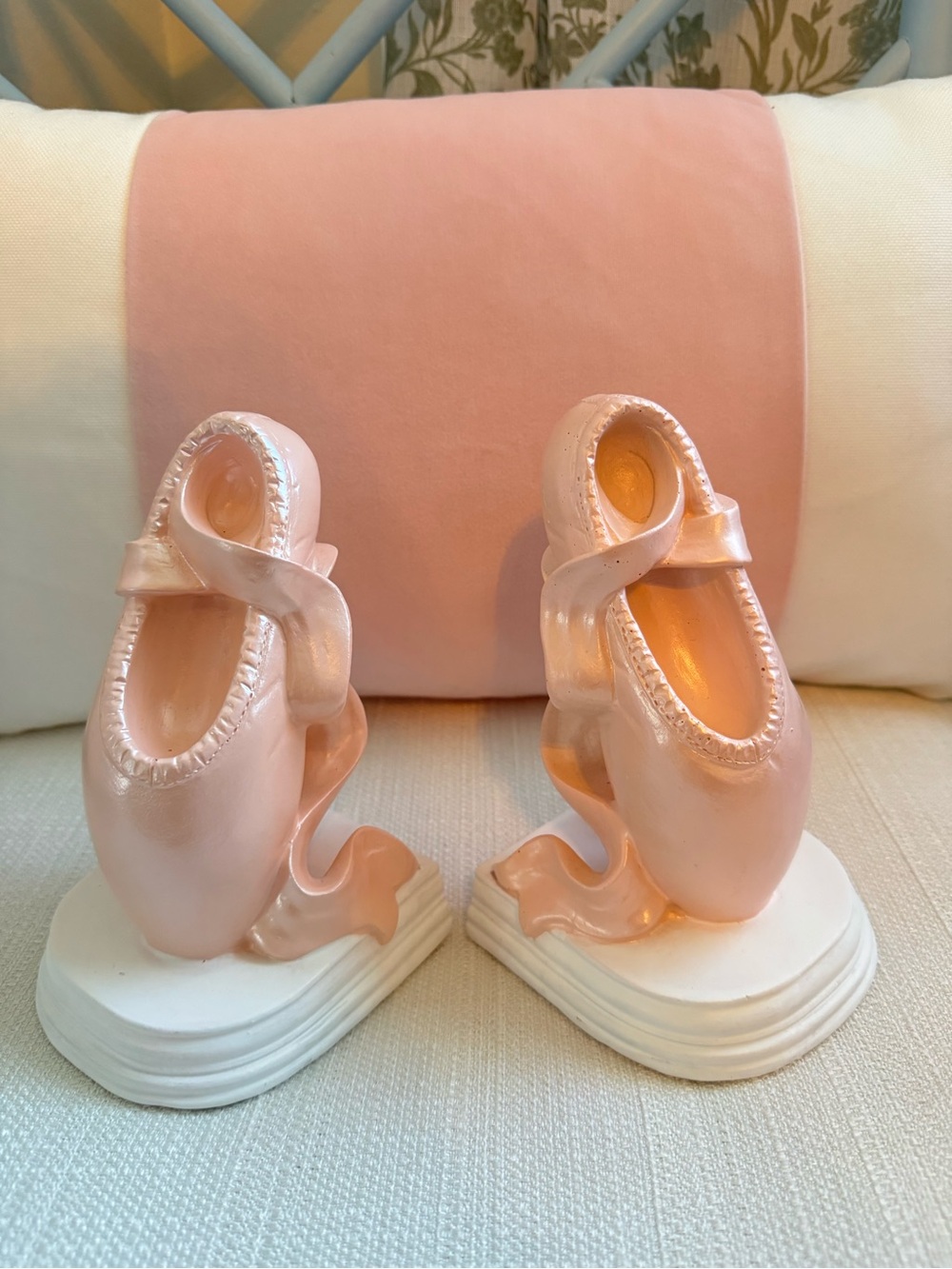 Set of Ballet Shoe Figurine Decor - Ballet Slippers Accent
